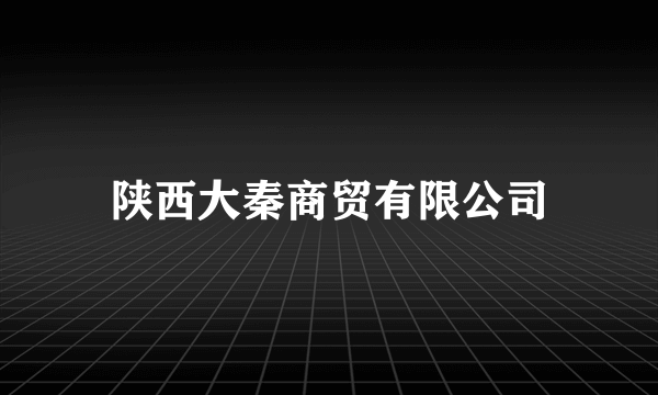 陕西大秦商贸有限公司