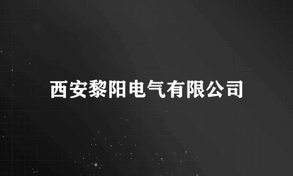 西安黎阳电气有限公司