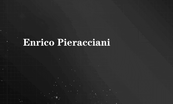 Enrico Pieracciani