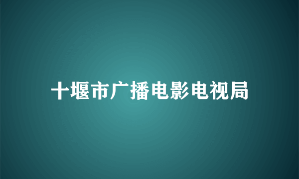 十堰市广播电影电视局