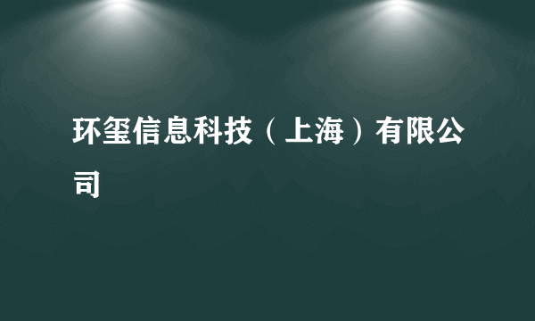 环玺信息科技（上海）有限公司