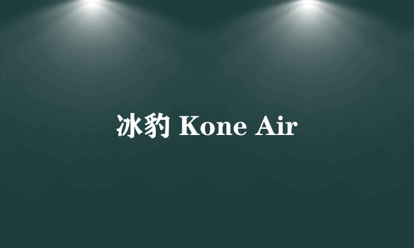 冰豹 Kone Air