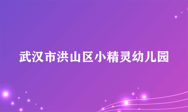 武汉市洪山区小精灵幼儿园