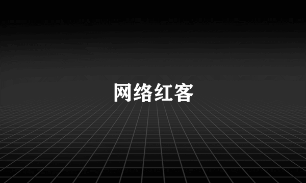 网络红客