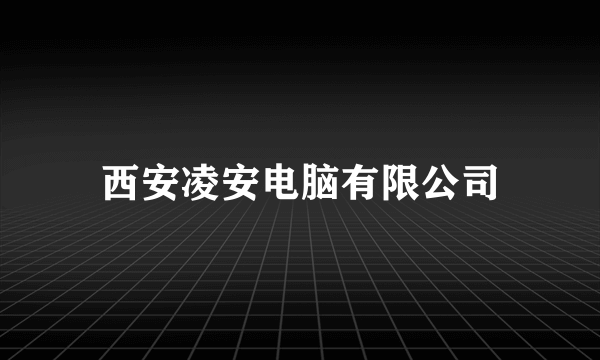 西安凌安电脑有限公司