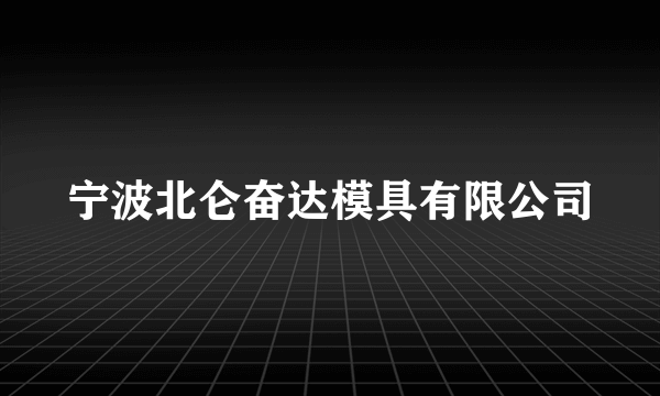 宁波北仑奋达模具有限公司