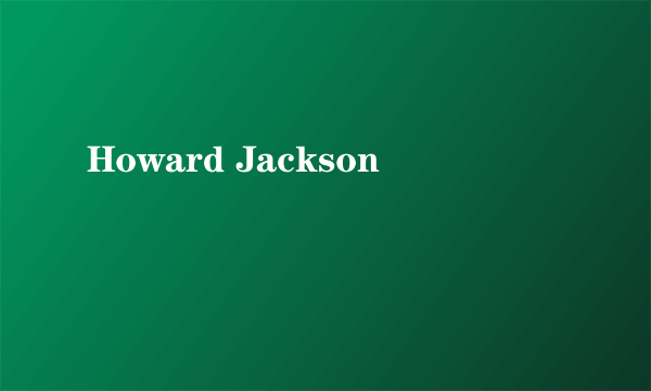 Howard Jackson