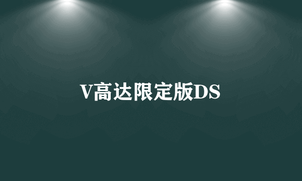 V高达限定版DS