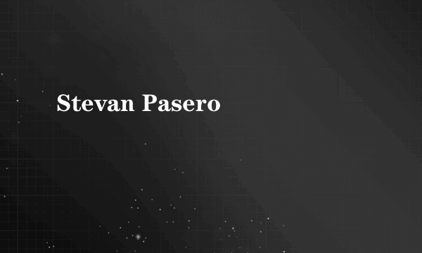 Stevan Pasero