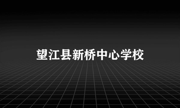 望江县新桥中心学校