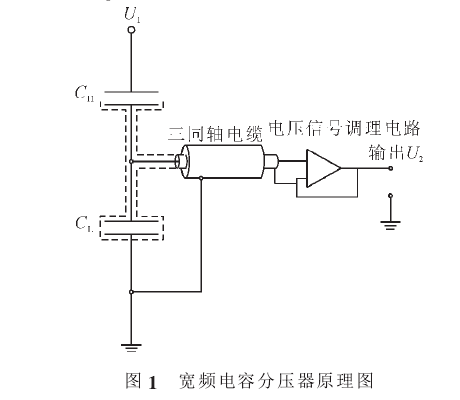 宽频电容式分压器