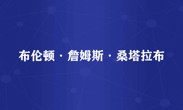 布伦顿·詹姆斯·桑塔拉布