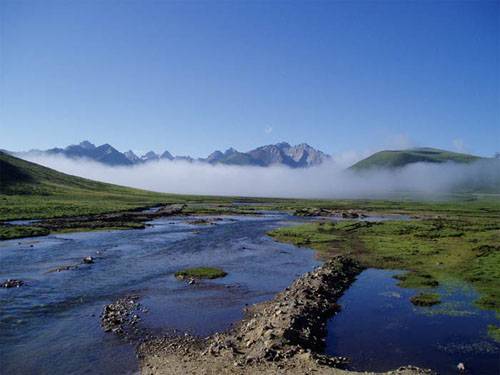 羌塘地区湖泊湿地