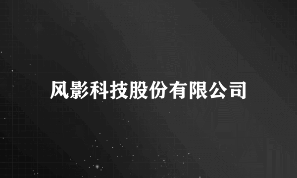 风影科技股份有限公司