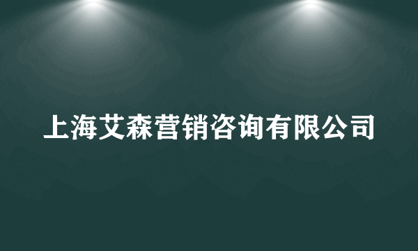 上海艾森营销咨询有限公司