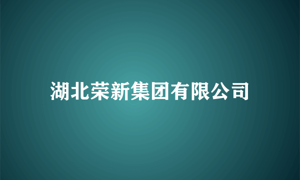 湖北荣新集团有限公司