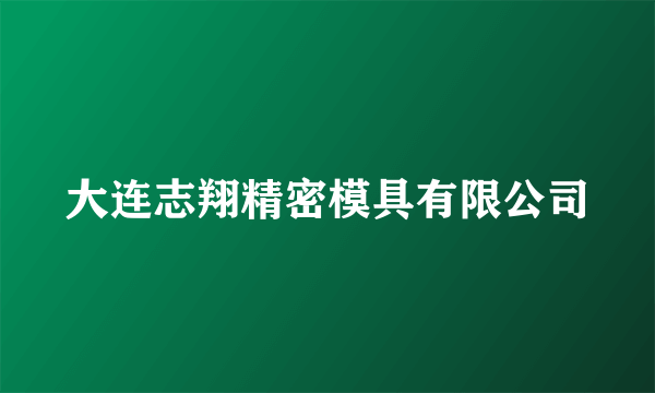 大连志翔精密模具有限公司