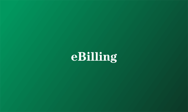 eBilling