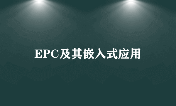 EPC及其嵌入式应用