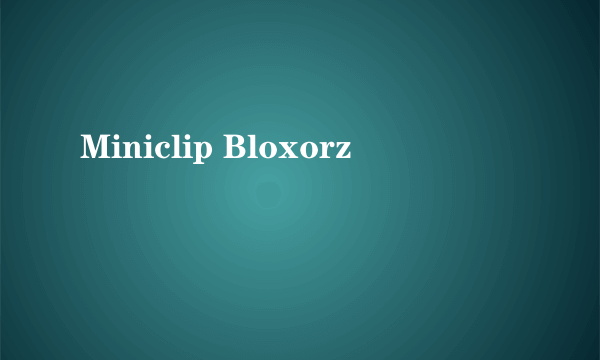 Miniclip Bloxorz