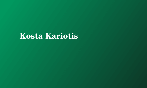 Kosta Kariotis