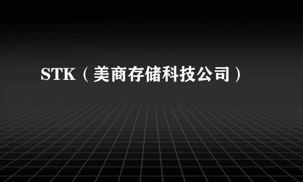 STK（美商存储科技公司）