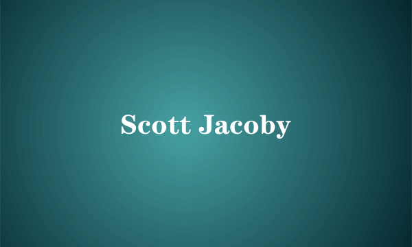 Scott Jacoby