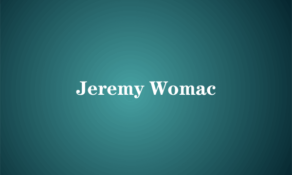 Jeremy Womac