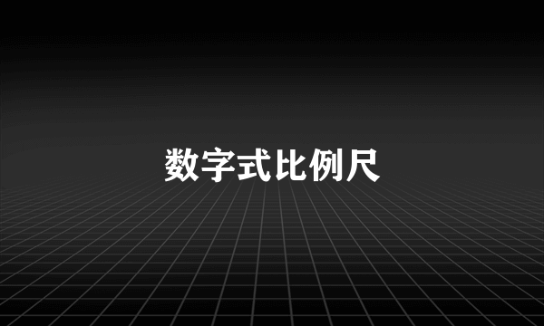 数字式比例尺