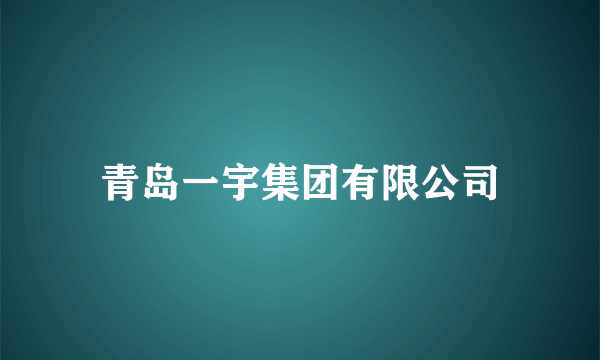 青岛一宇集团有限公司