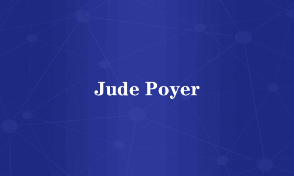 Jude Poyer