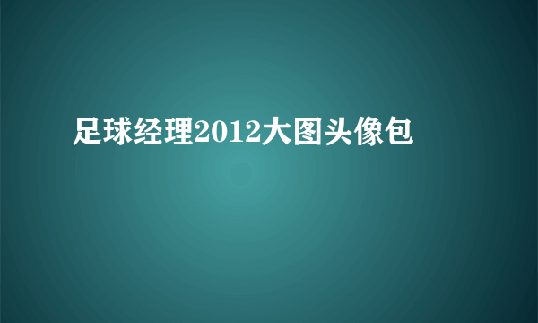 足球经理2012大图头像包