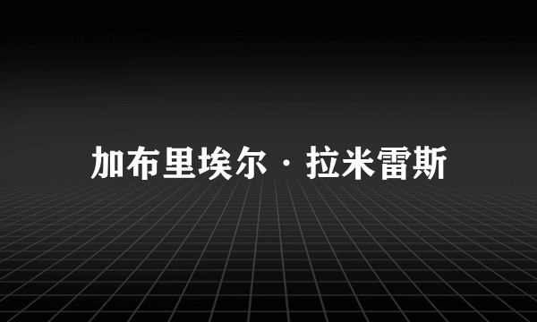 加布里埃尔·拉米雷斯