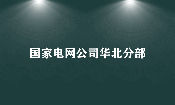 国家电网公司华北分部