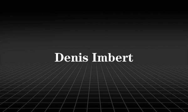 Denis Imbert