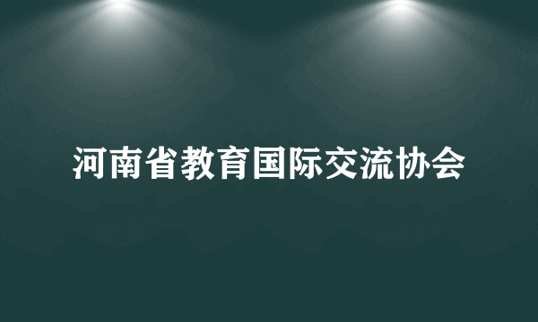 河南省教育国际交流协会