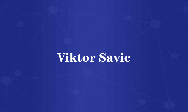 Viktor Savic