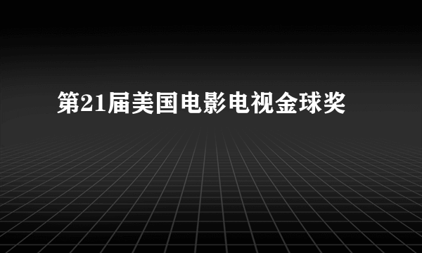 第21届美国电影电视金球奖